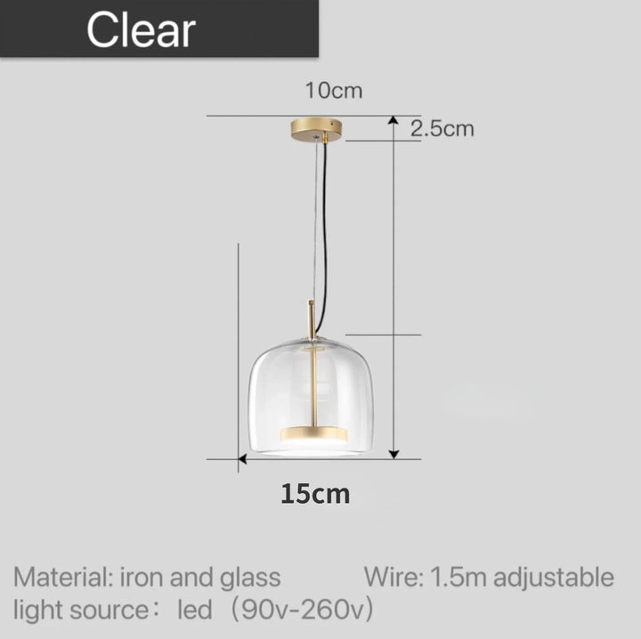 Astrid - Modern Nordic Glass Pendant Light