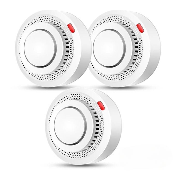 Smart WiFi Smoke Detector Fire Alarm 85 dB – SafeSense