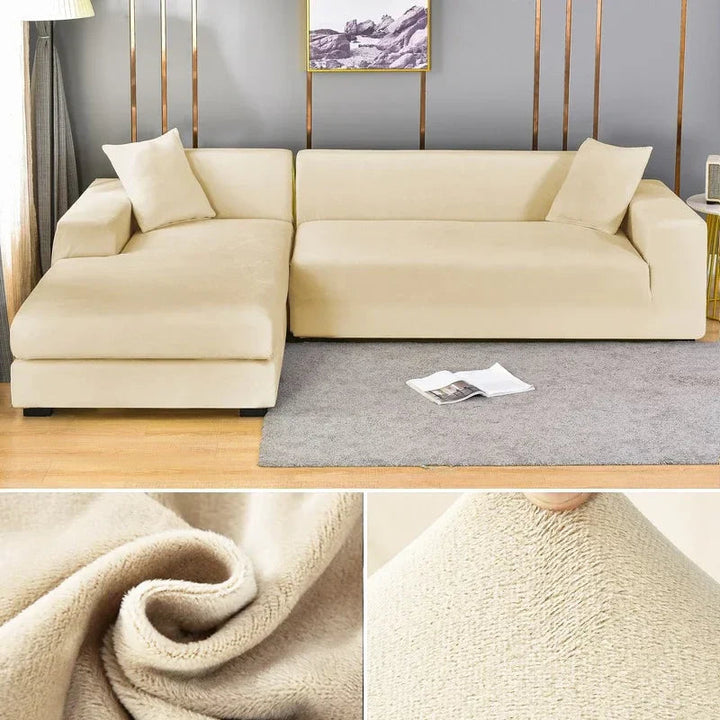 Sofina Stretch Velvet Sofa Cover with Luxurious Finish