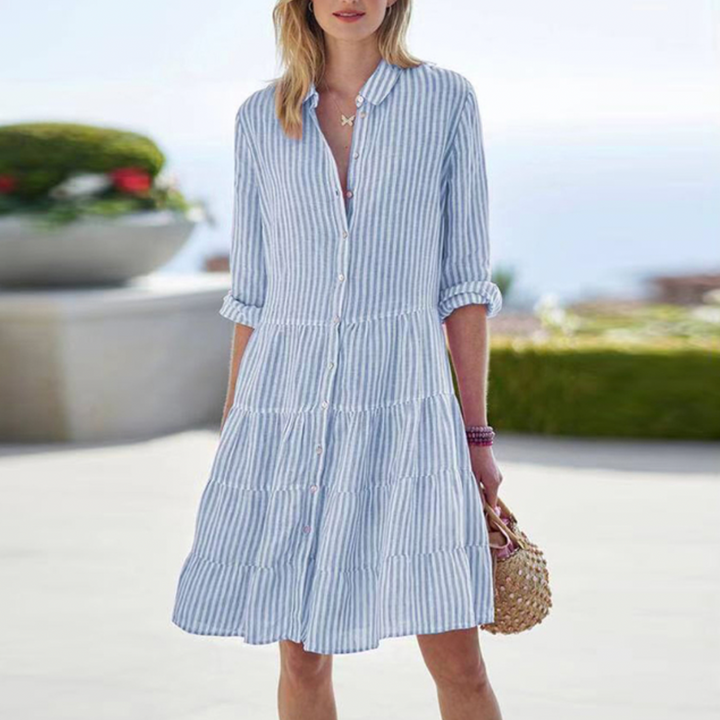 Casual Elegance with a Breezy Tiered Silhouette Dress