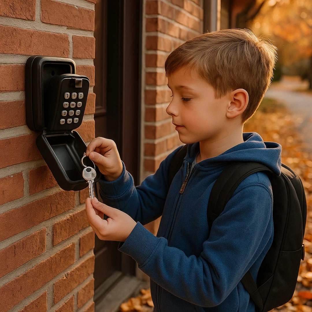 Key Safe with Code | Weatherproof Metal | Adjustable Combination Lock