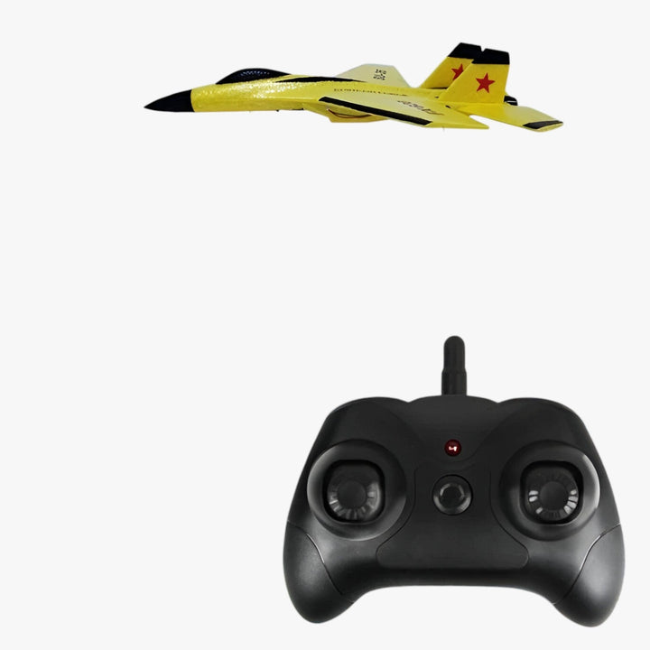 FalconAir LED Glider – RC Airplane with Hover Effect & Remote Control