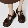 Amelia | Womens Platform T Strap Casual Shoes