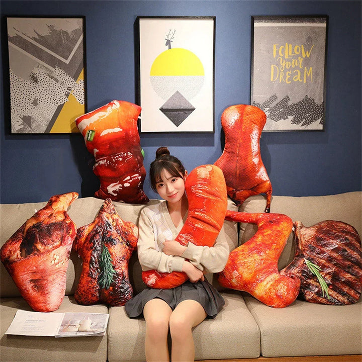 Simulated BBQ Soft Toy - GrillMaster Cushion