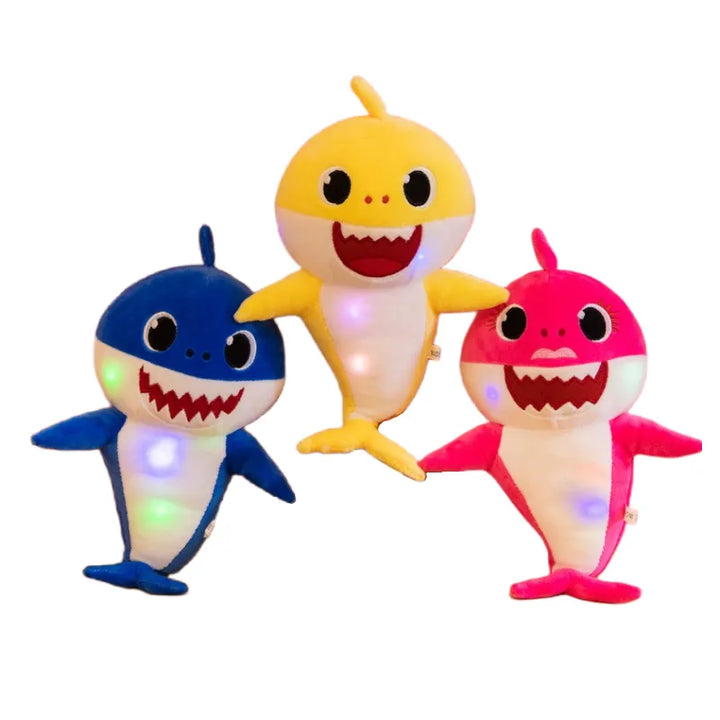 Singing Shark Plush with Music and Lights – GlowShark