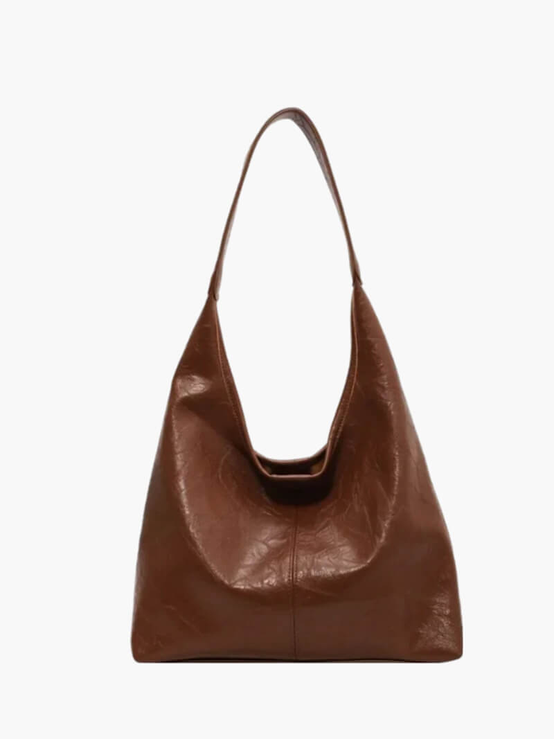 Women's Leather Shoulder Bag with Minimalist Design – Luxury Accessory for Everyday Use