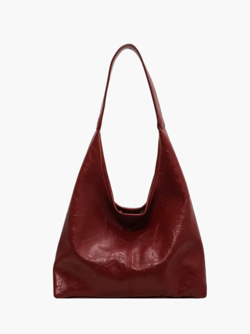 Women's Leather Shoulder Bag with Minimalist Design – Luxury Accessory for Everyday Use