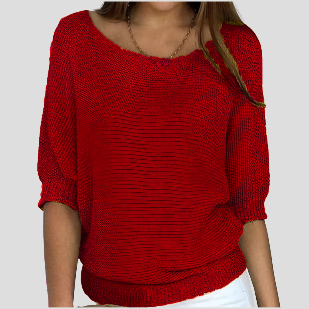 Solid Casual Women's Oversize Sweater - Cozy Simplicity for Effortless Everyday Style