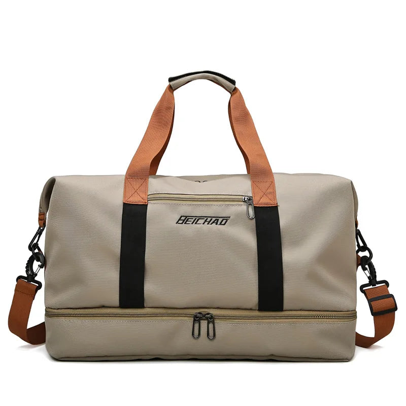 Spacious Gym Bag with Separate Shoe Compartment - Betsy