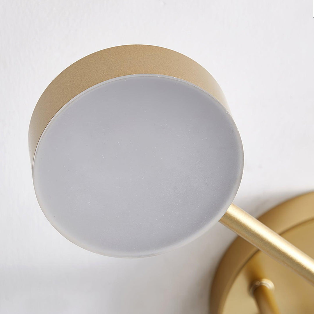 Sputnik Design Ceiling Light with Crossing Arms and Cylindrical Light Points