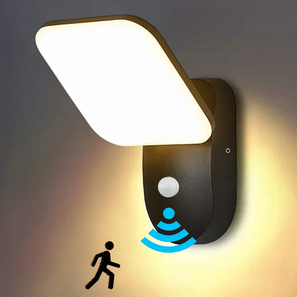 Waterproof Outdoor Wall Light with PIR Motion Sensor (12W) – Smart Illumination for Enhanced Security