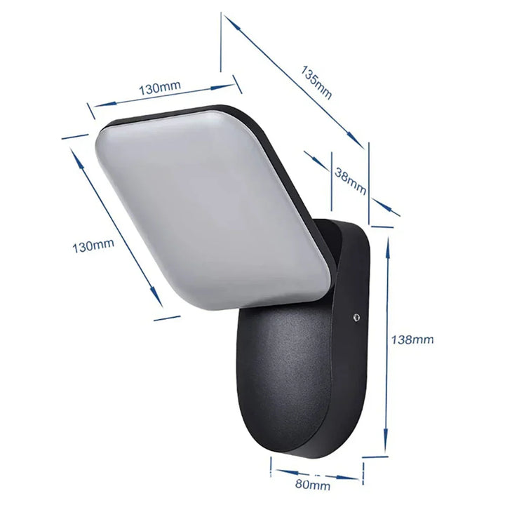 Waterproof Outdoor Wall Light with PIR Motion Sensor (12W) – Smart Illumination for Enhanced Security