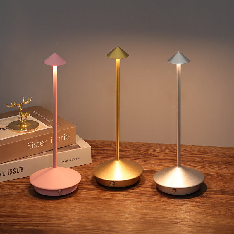 Cordless Table Lamp with Touch Dimmer and USB Charging