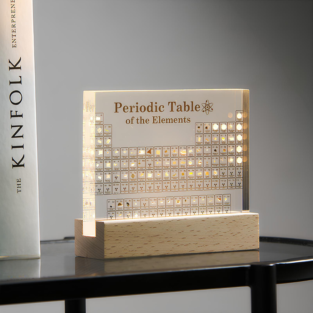 Periodic Table Display with Real Elements – Elementiqo