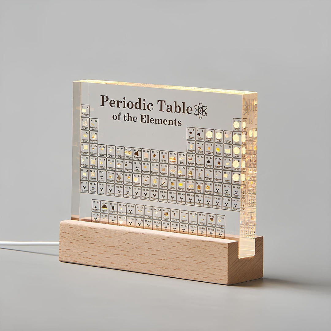 Periodic Table Display with Real Elements – Elementiqo