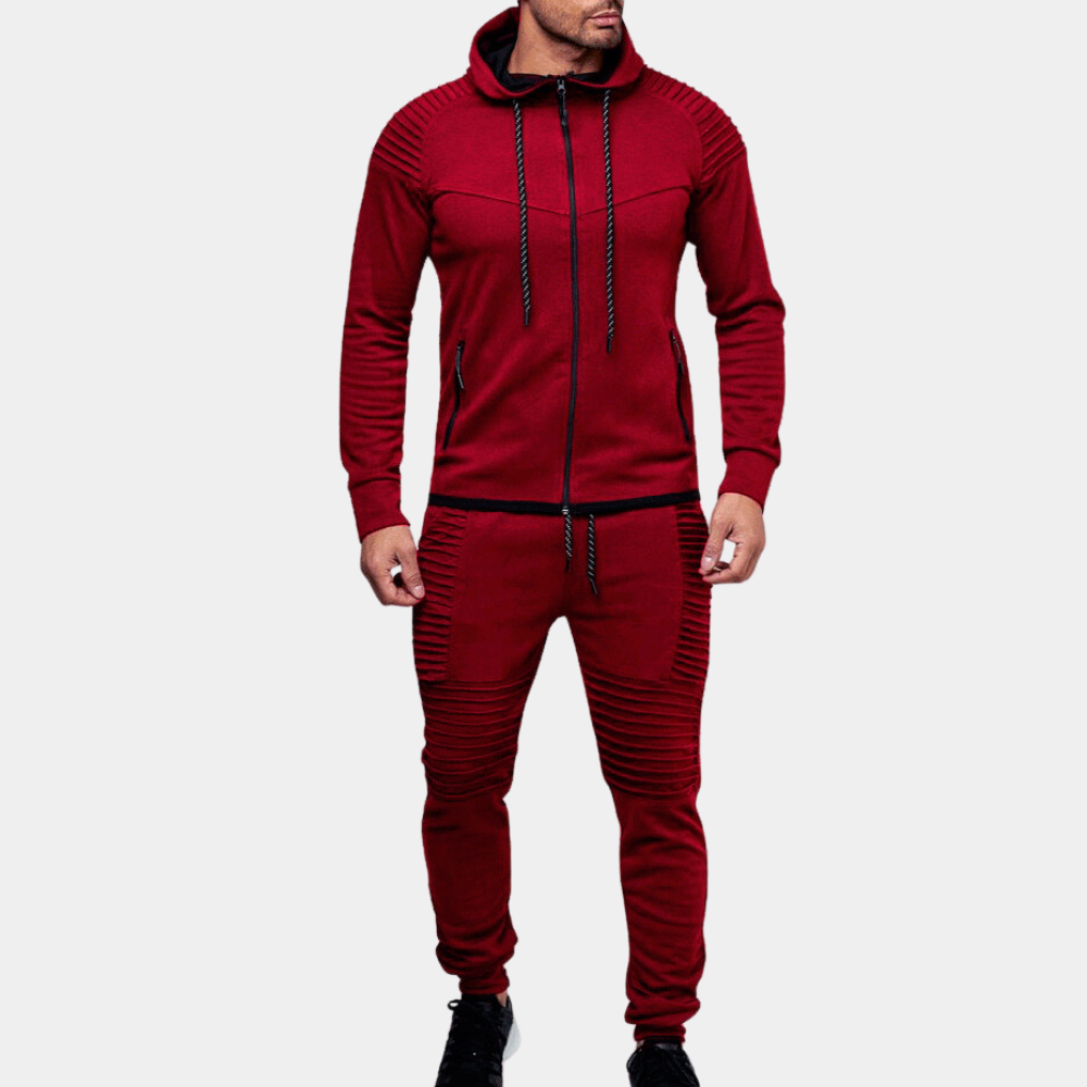 Casual Hooded Tracksuit for Men – Modern Comfort Meets Functional Style