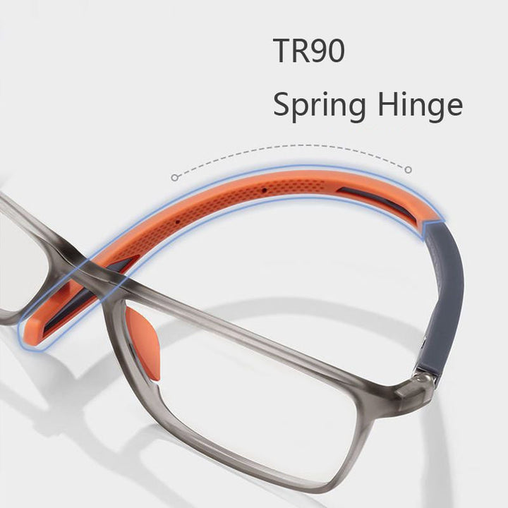 Unisex multifocal reading glasses with modern design