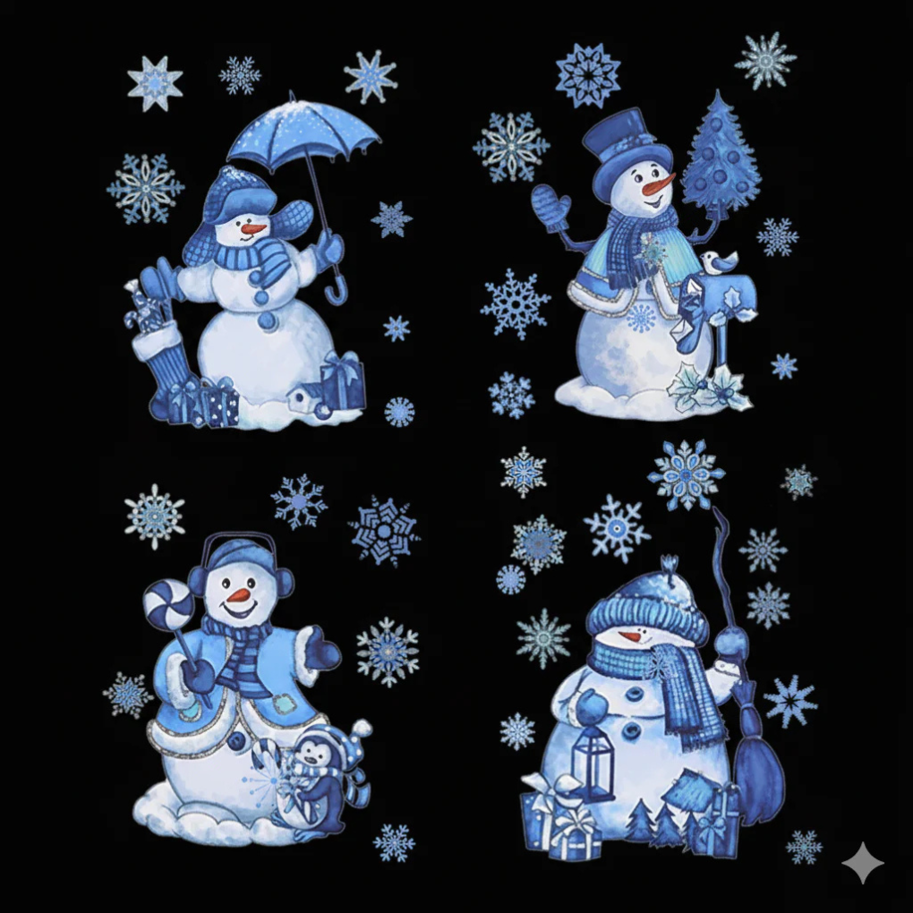 Window Stickers – Christmas Edition