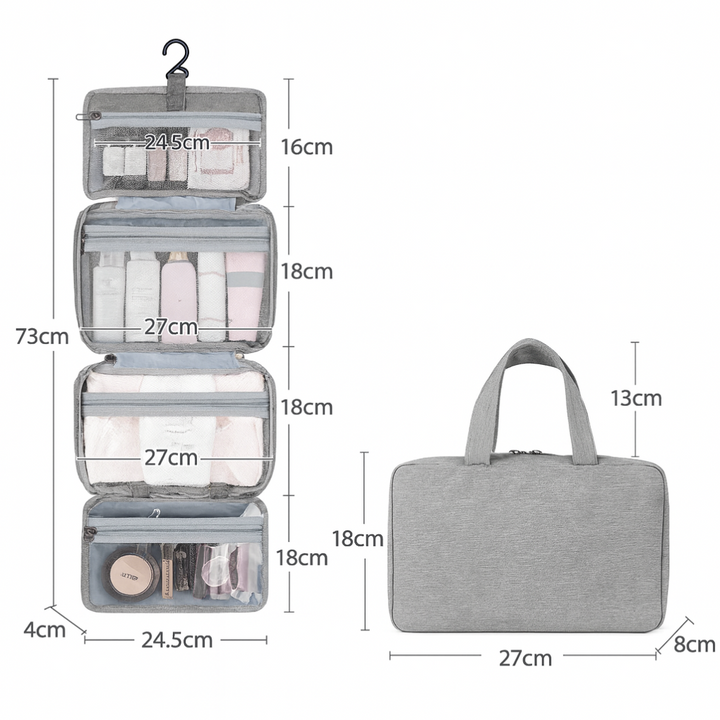 Multi-Compartment Toiletries Organiser