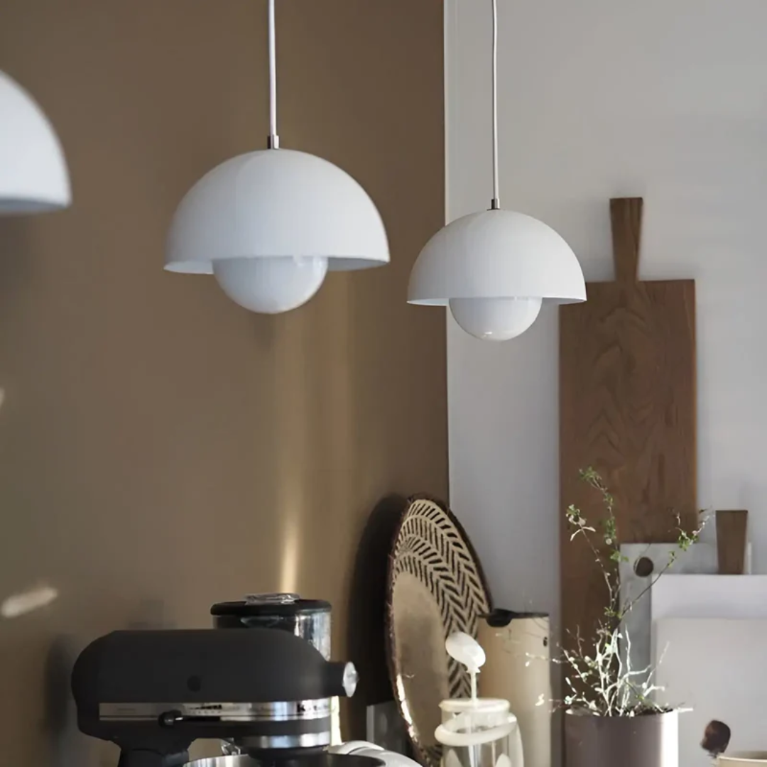 Scandinavian LED Pendant Light - NordicBlossom