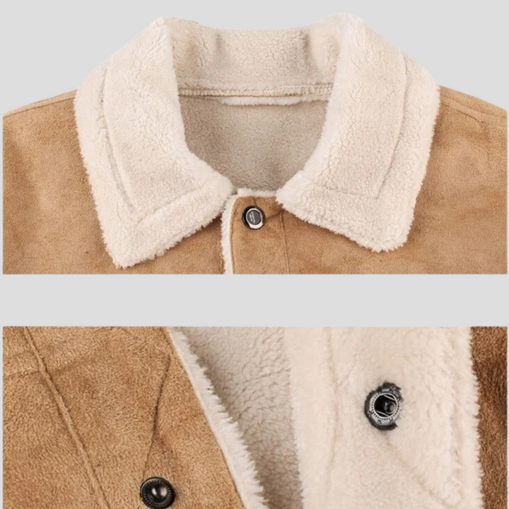 Men’s Suede Biker Jacket
