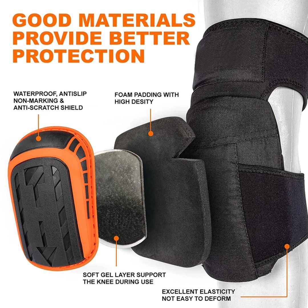 Professional Work Knee Pads | Heavy-Duty, Adjustable