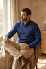 V-Neck Sweater with Collar - Ian
