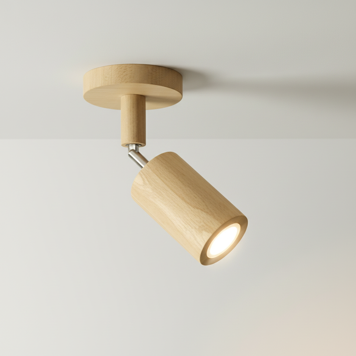 Adjustable Spotlight Wooden - Ecobeam