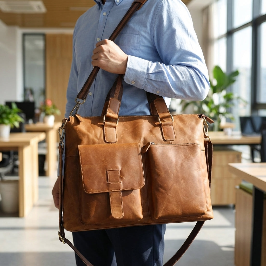 Vintage Business Laptop Bag - VintagePack