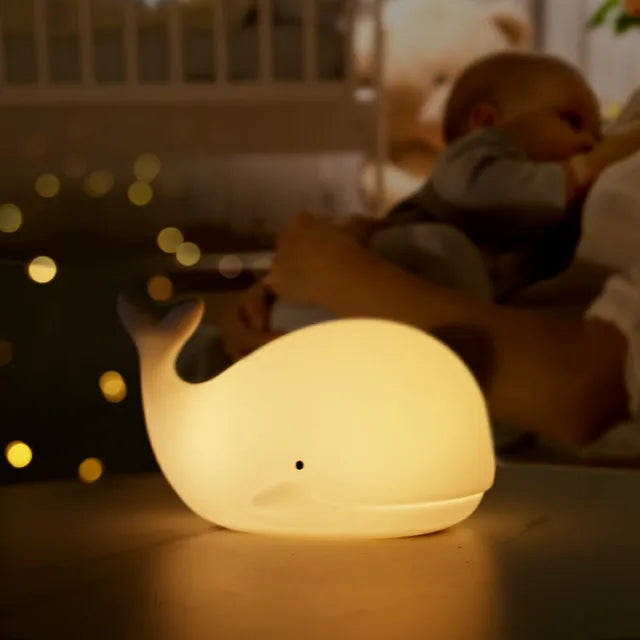 Soft Silicone Night Light – GlowWhale