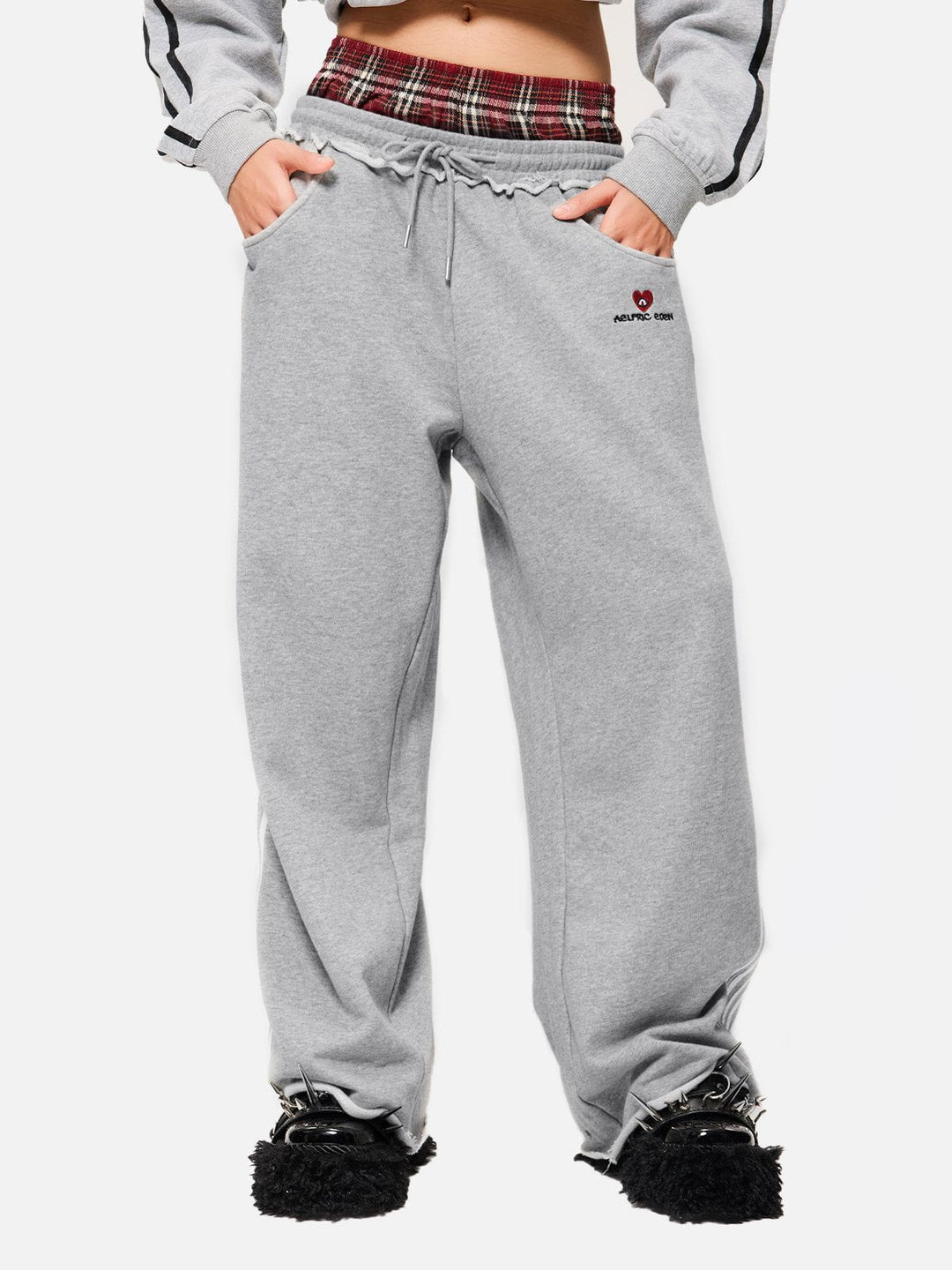 Wide-Leg Comfy Sweatpants - Janine
