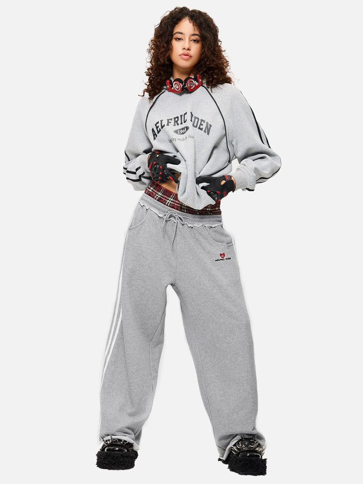 Wide-Leg Comfy Sweatpants - Janine
