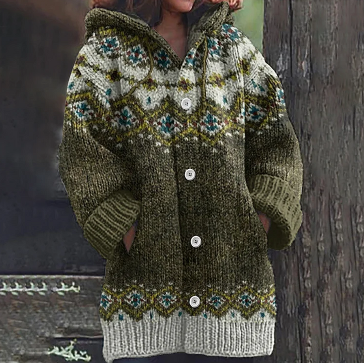 Women's Cardigan Long Style – Soft Knitted Cardigan for Extra Warmth