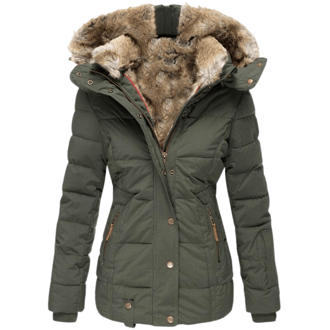 Women’s Hooded Cold-Weather Jacket – Cozy Fit
