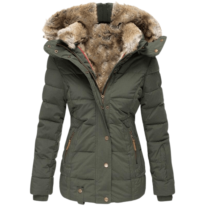 Women’s Hooded Cold-Weather Jacket – Cozy Fit
