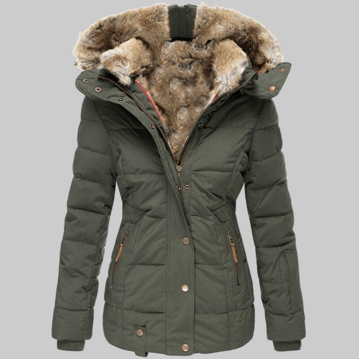 Women’s Hooded Cold-Weather Jacket – Cozy Fit