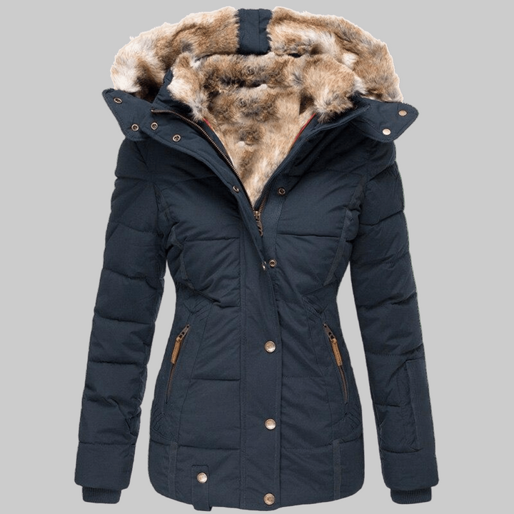 Women’s Hooded Cold-Weather Jacket – Cozy Fit