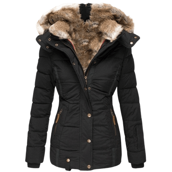 Women’s Hooded Cold-Weather Jacket – Cozy Fit