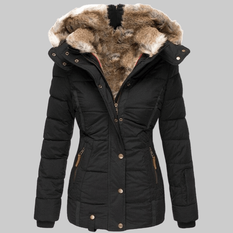 Women’s Hooded Cold-Weather Jacket – Cozy Fit