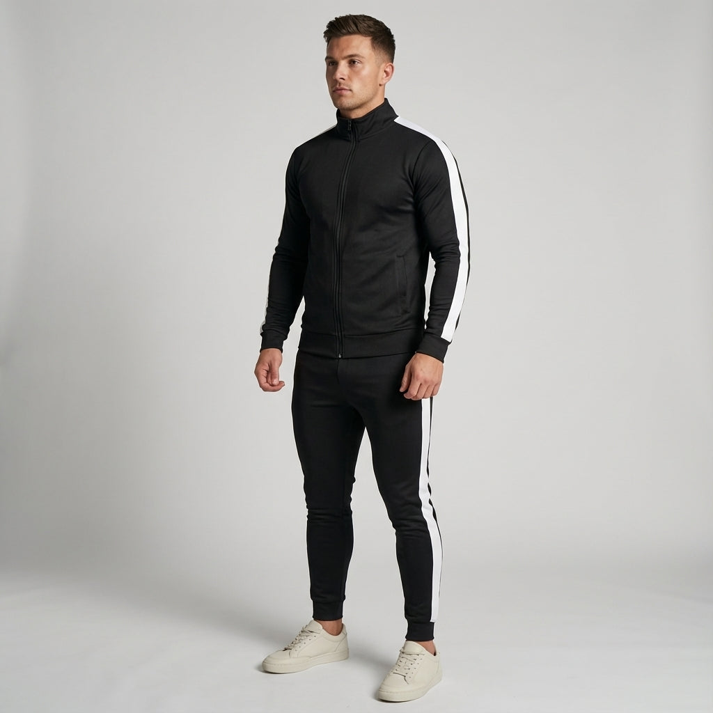 Two-Piece Polyester Tracksuit Set - Austin