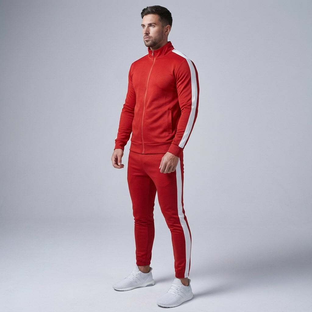 Two-Piece Polyester Tracksuit Set - Austin