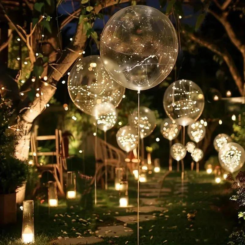 LED Balloon Set (10-pack) – Warm Light, No Mains Power Required, For Any Occasion