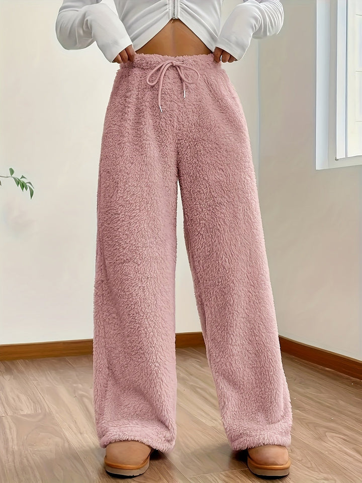 Women's Soft Teddy Sherpa Lounge Pants – Noémie