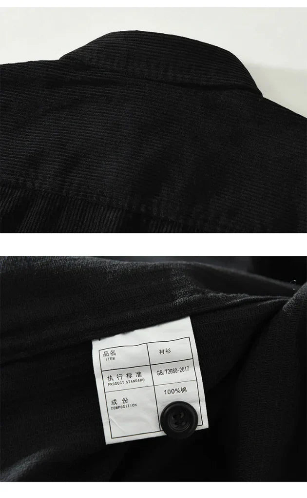 Men's Vintage Long Sleeved Shirt - Classic Style with Timeless Appeal