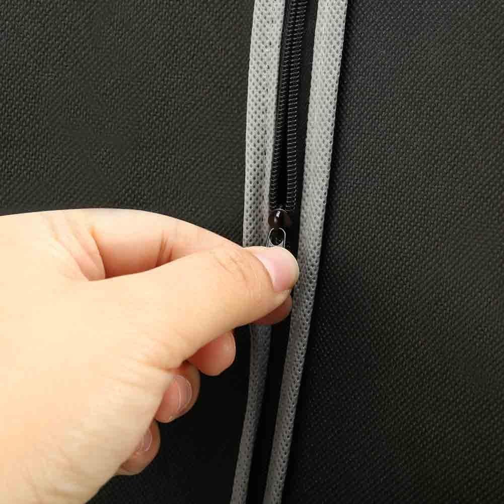 Breathable Garment Bag Set – 5-Pack of Clothes Storage Covers with Viewing Window