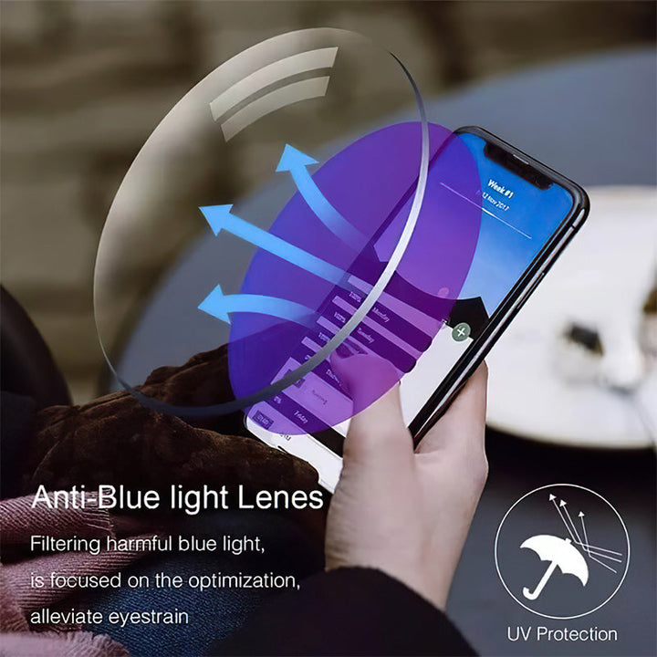 Advanced Multifocal Blue Light Blocking Reading Glasses - SapphireView