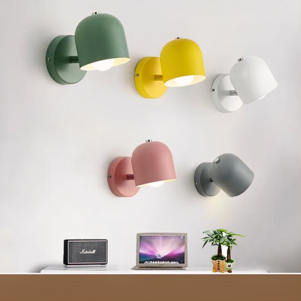 NordicGlow Scandinavian Wall Lamp – Colorful Accent with Atmospheric Light