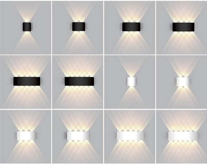 Waterproof LED Outdoor Wall Light – Slim Aluminum, Energy-Saving