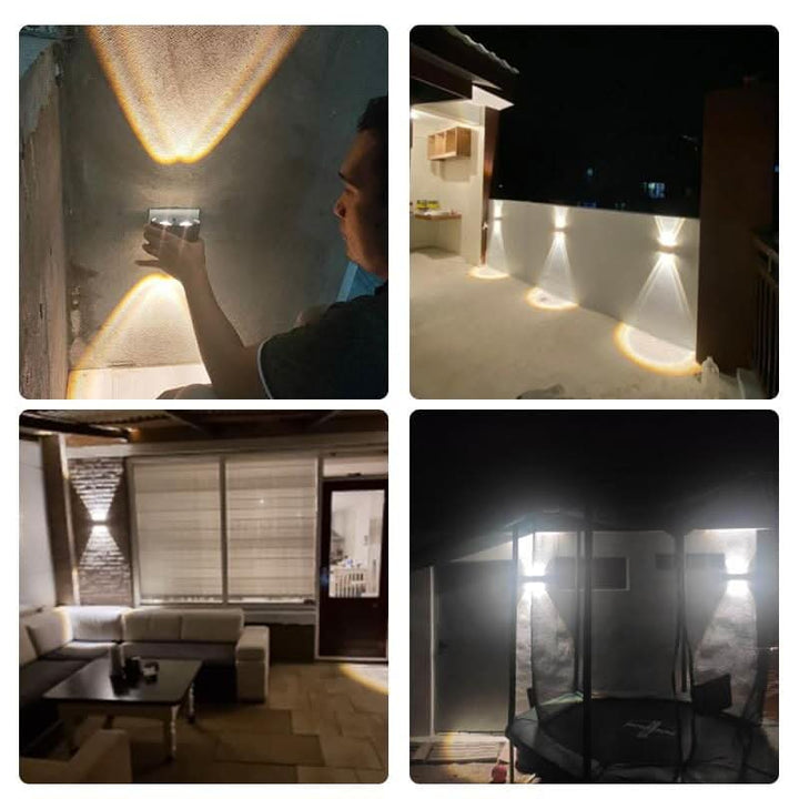 Waterproof LED Outdoor Wall Light – Slim Aluminum, Energy-Saving