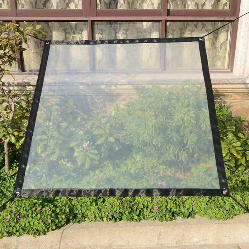 Clear Weatherproof Tarp for Garden, Patio and Outdoor Areas